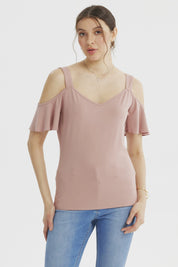 Polera Mujer Ajustado Rosado