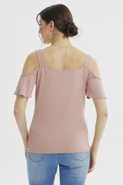 Polera Mujer Ajustado Rosado