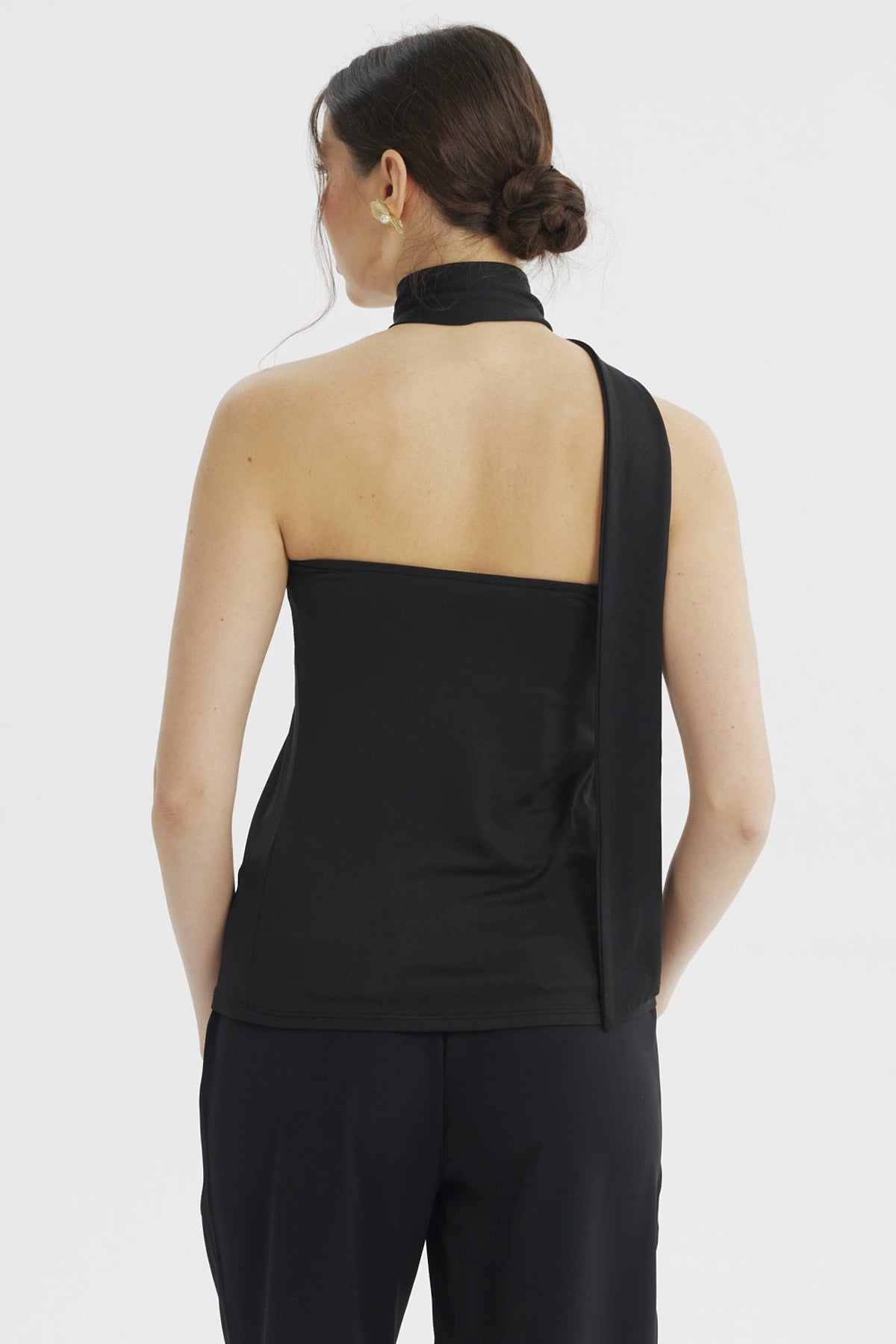 Peto Mujer Hombre Descubierto Negro