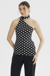 Peto Mujer Hombre Descubierto Negro / Blanco