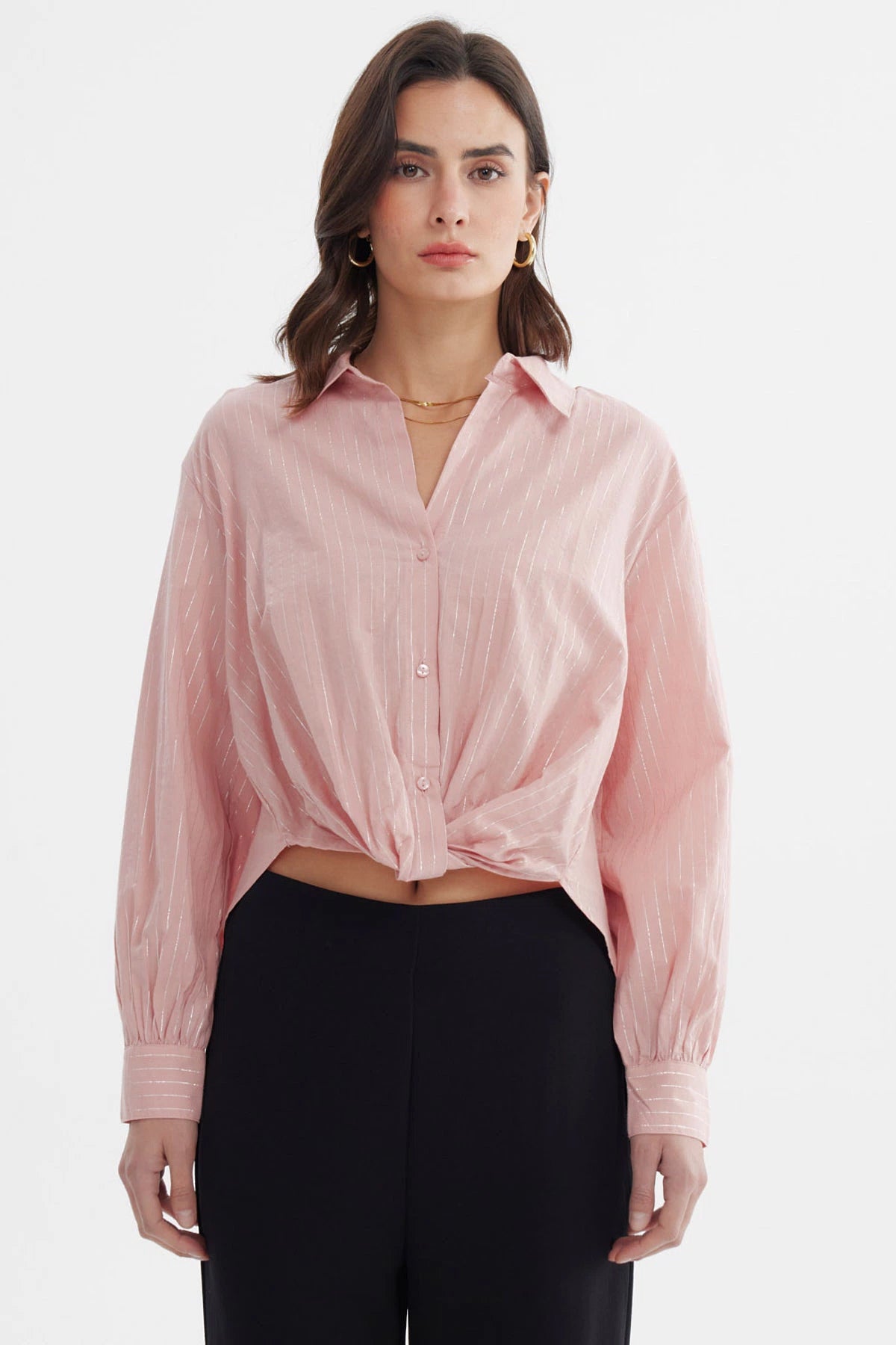 Blusa Mujer Oversize Rosado
