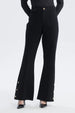 Pantalón Mujer Leve Flare Negro