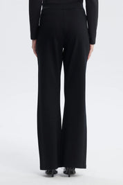 Pantalón Mujer Leve Flare Negro