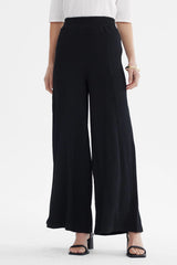 Pantalón Mujer Wide Leg Negro