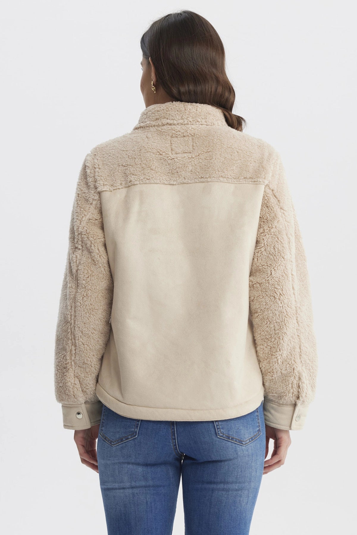 Polar Mujer Cuello Camisero Arena