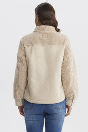 Polar Mujer Cuello Camisero Arena