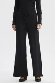 Pantalón Mujer Wide Leg Negro