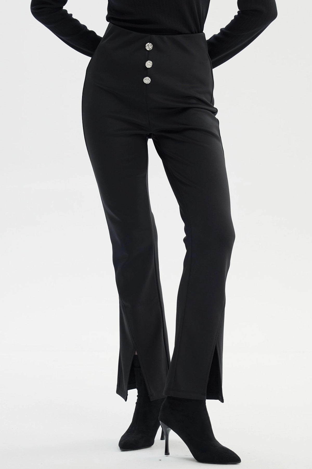 Calza Mujer Slim Negro