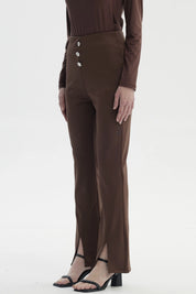 Calza Mujer Slim Café