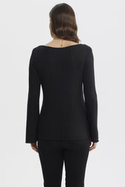 Polera Mujer Ajustado Negro