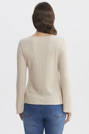 Polera Mujer Ajustado Arena