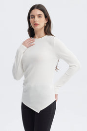 Polera Mujer Ajustado Crudo