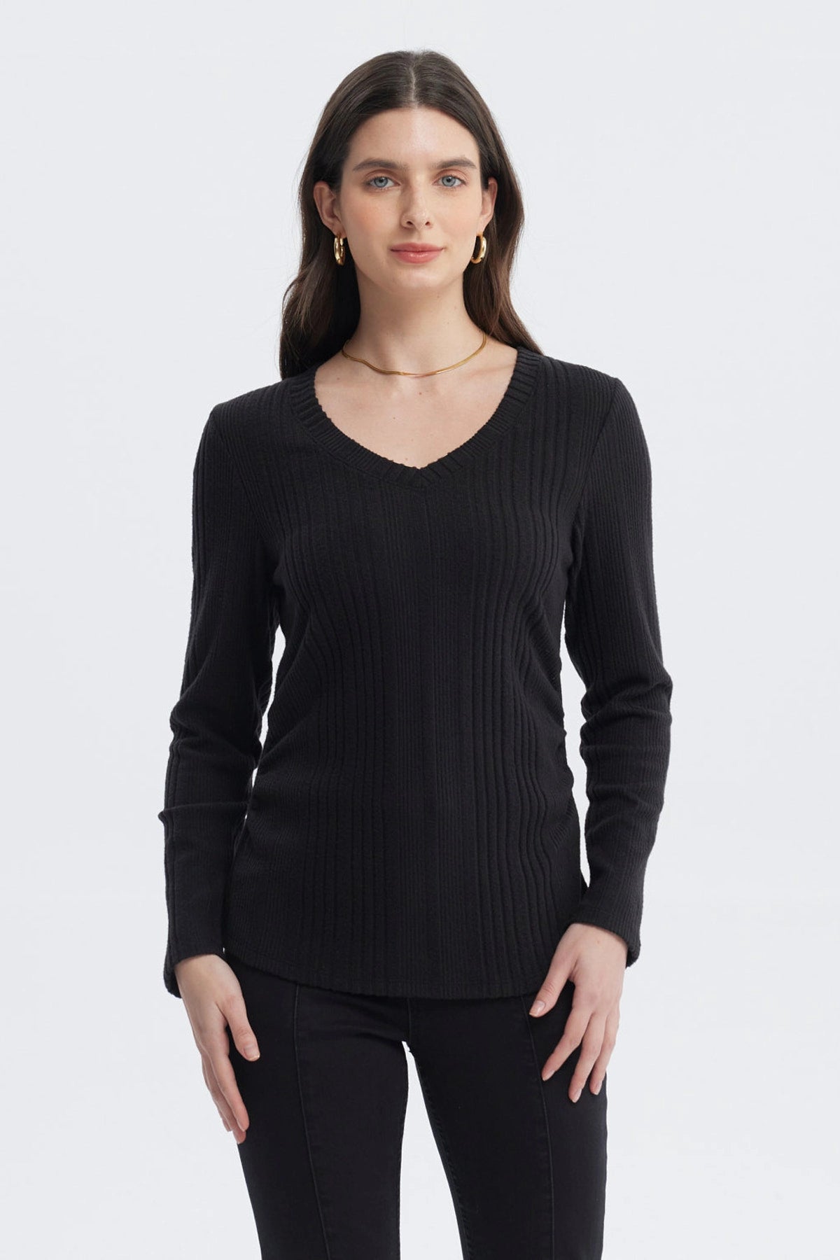 Polera Mujer Slim Negro