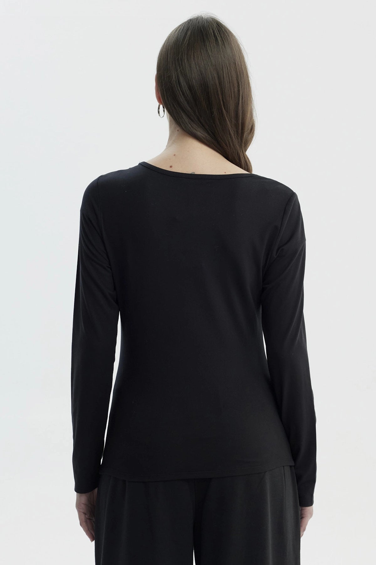 Polera Mujer Slim Negro