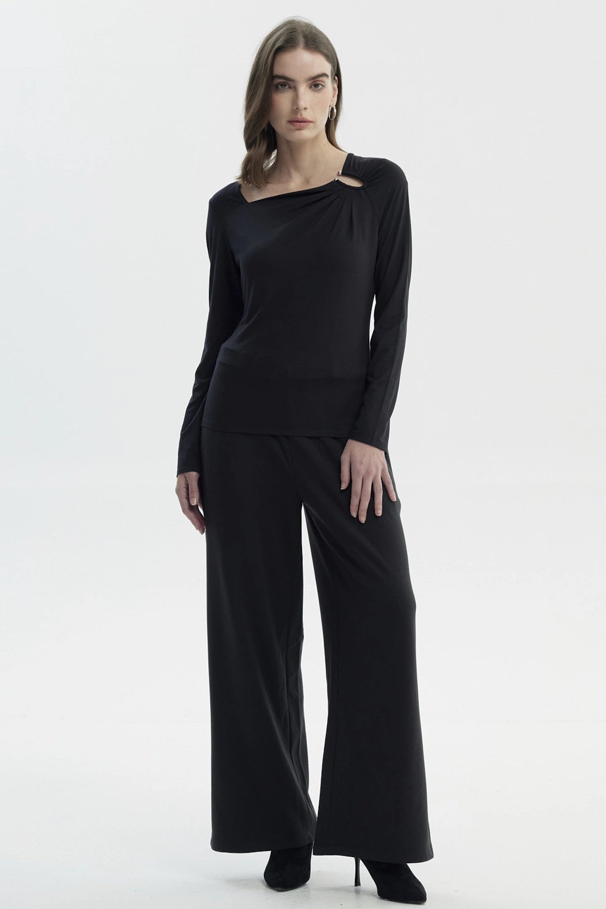 Polera Mujer Slim Negro