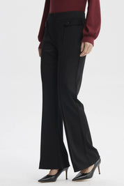 Calza Mujer Leve Flare Negro