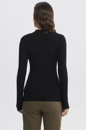 Sweater Mujer Ajustado Negro
