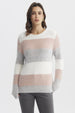 Sweater Mujer Rapport Rayas Crudo