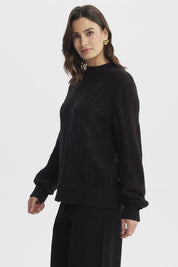 Sweater Mujer Oversize Negro