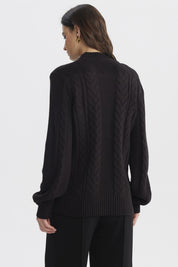 Sweater Mujer Oversize Negro