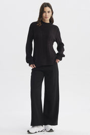 Sweater Mujer Oversize Negro