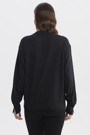 Polerón Mujer Slim Negro
