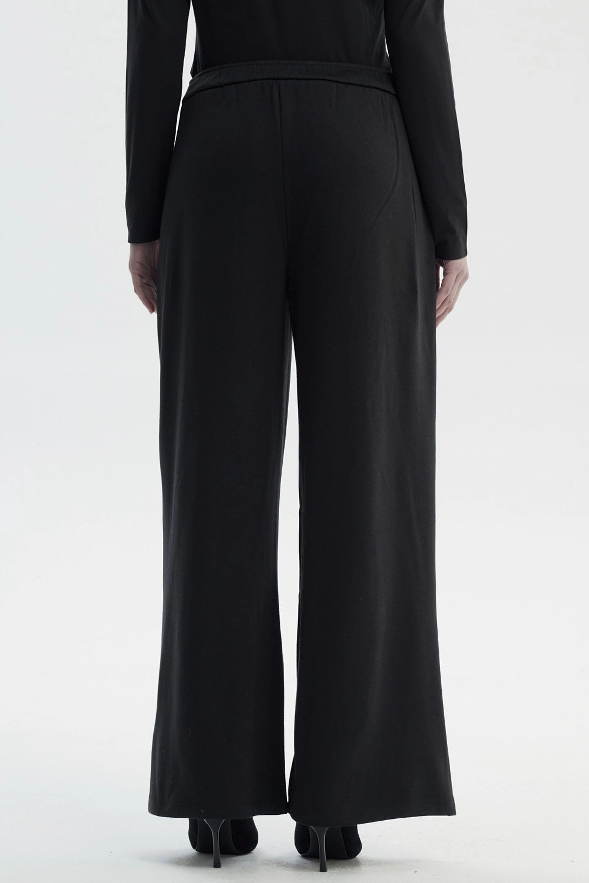 Pantalón Buzo Mujer Cinturón Negro