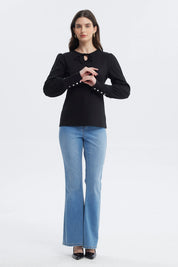 Polera Mujer Slim Negro