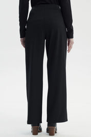 Pantalón Mujer Calce Recto Negro