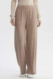 Pantalón Mujer Recto Café