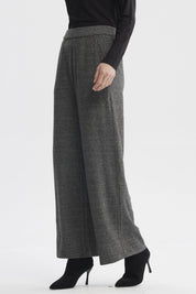 Pantalón Mujer Recto Gris Oscuro