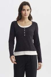 Polera Mujer Slim Negro