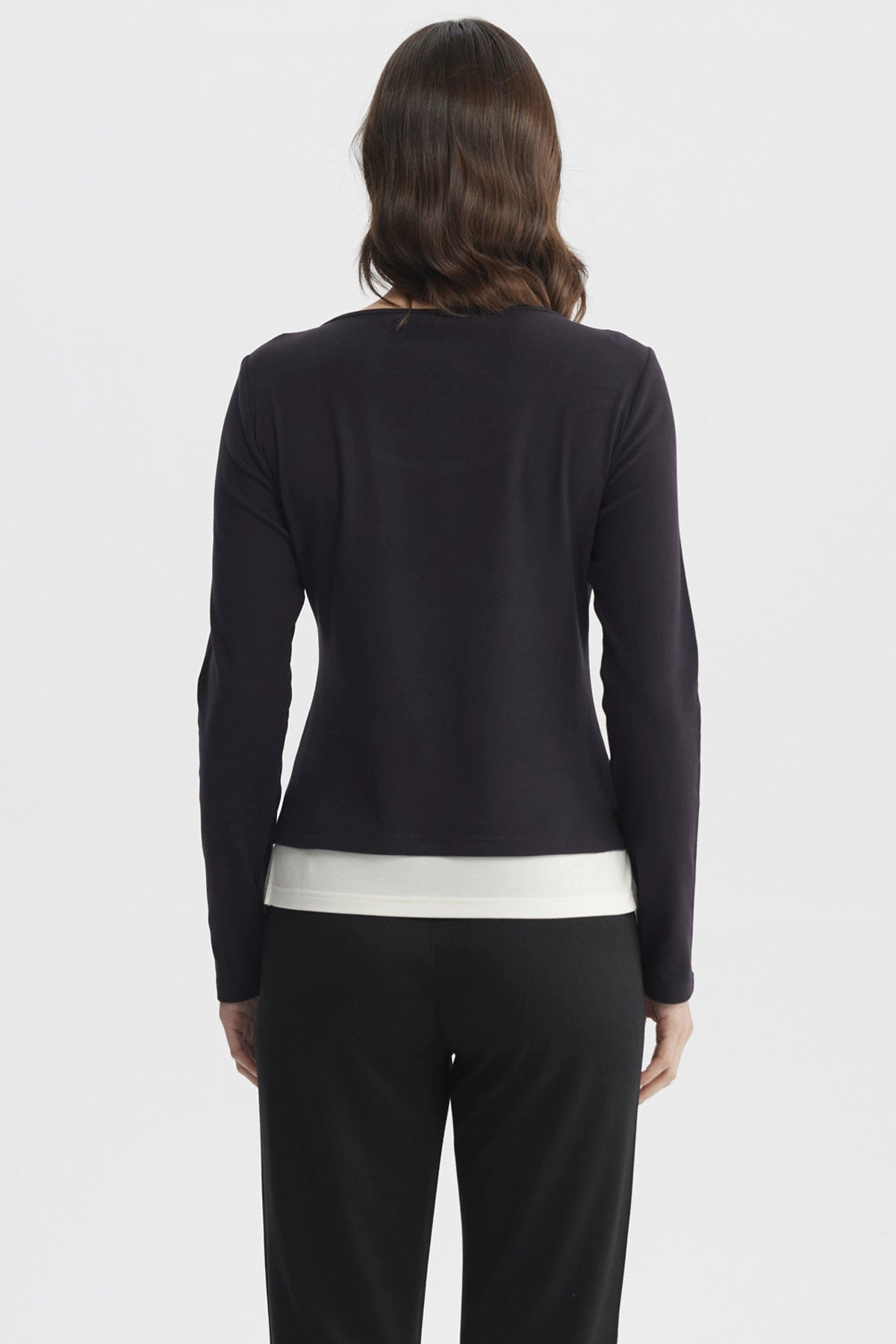 Polera Mujer Slim Negro