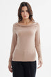 Polera Mujer Slim Beige