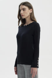 Polera Mujer Slim Negro
