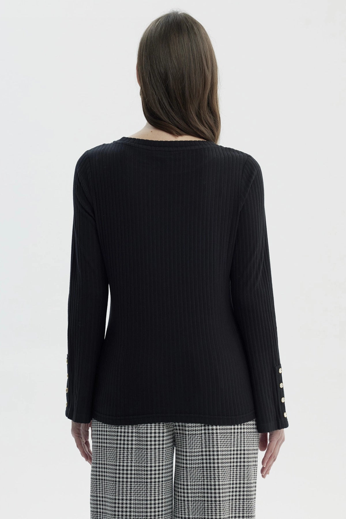 Polera Mujer Slim Negro