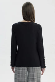 Polera Mujer Slim Negro