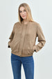 Chaqueta Mujer Classic Cuello Polo Beige