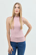 Polera Mujer Ajustada Sin Mangas Palo Rosa