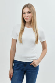 Polera Slim Mujer Crudo