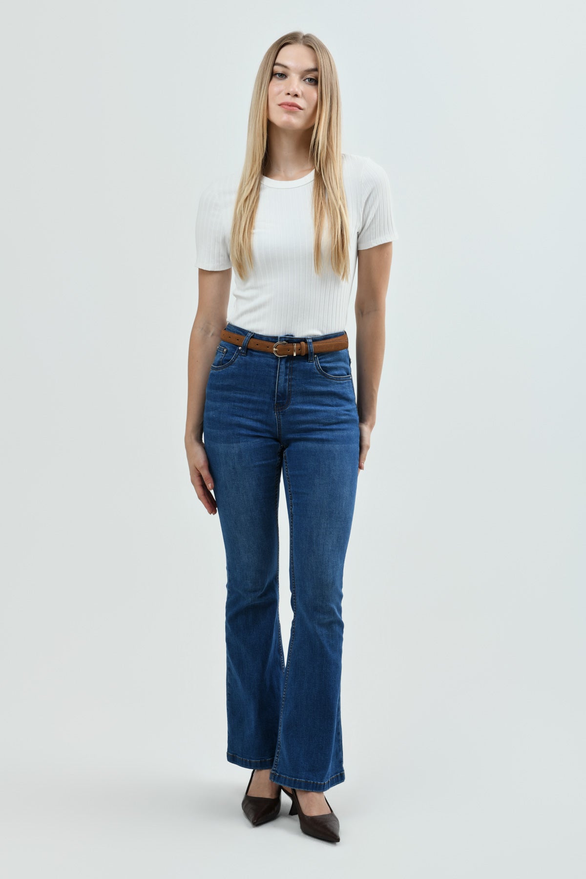 Polera Slim Mujer Crudo