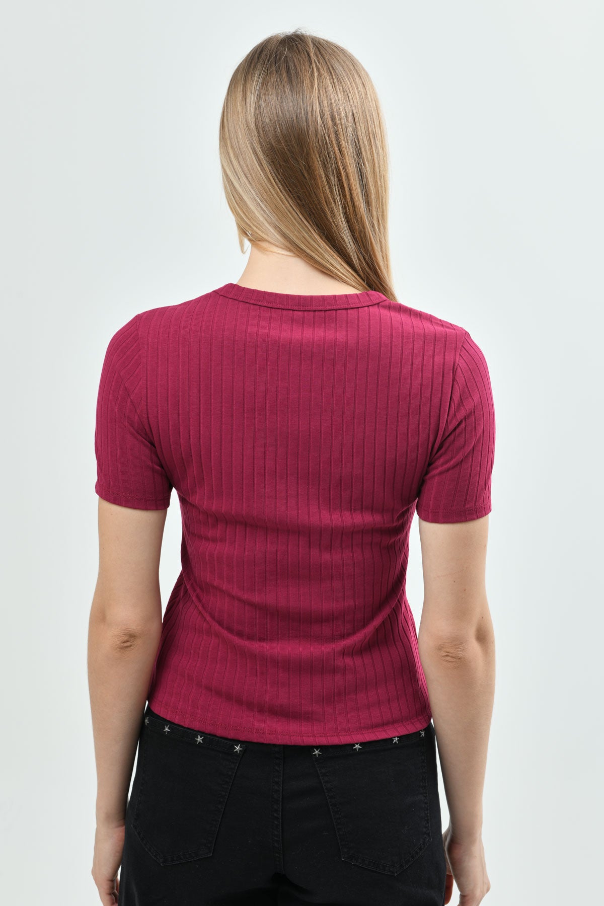 Polera Slim Mujer Fucsia