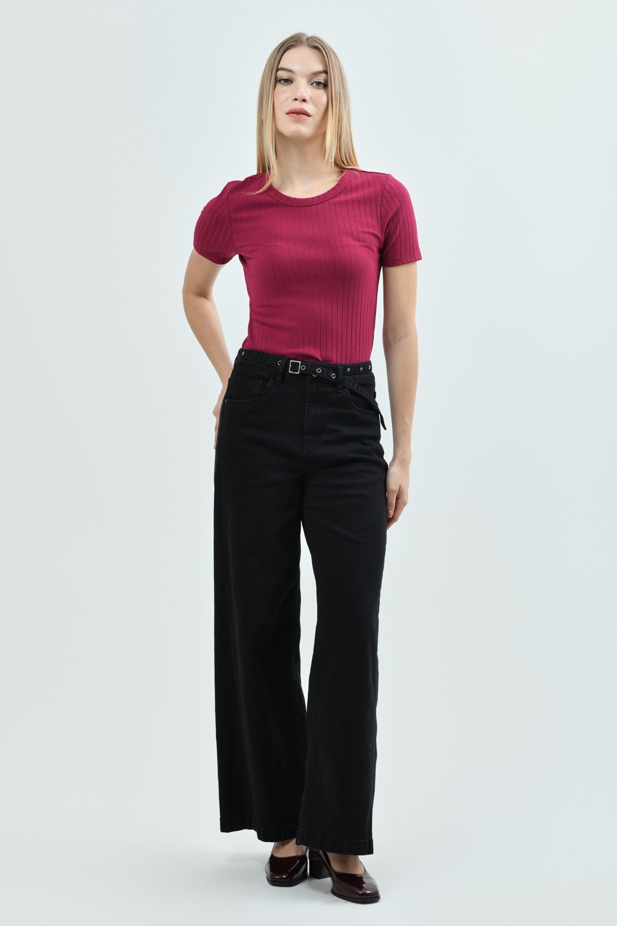 Polera Slim Mujer Fucsia