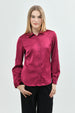 Blusa Mujer Cuello Camisero Fucsia