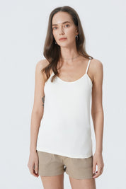 Peto Básico Tirante Mujer Crema