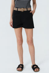 Short Casual Mujer Negro