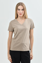Polera Regular Mujer Beige