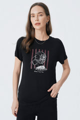 Polera Slim Mujer Negro