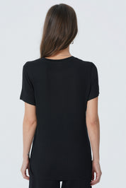 Polera Slim Mujer Negro
