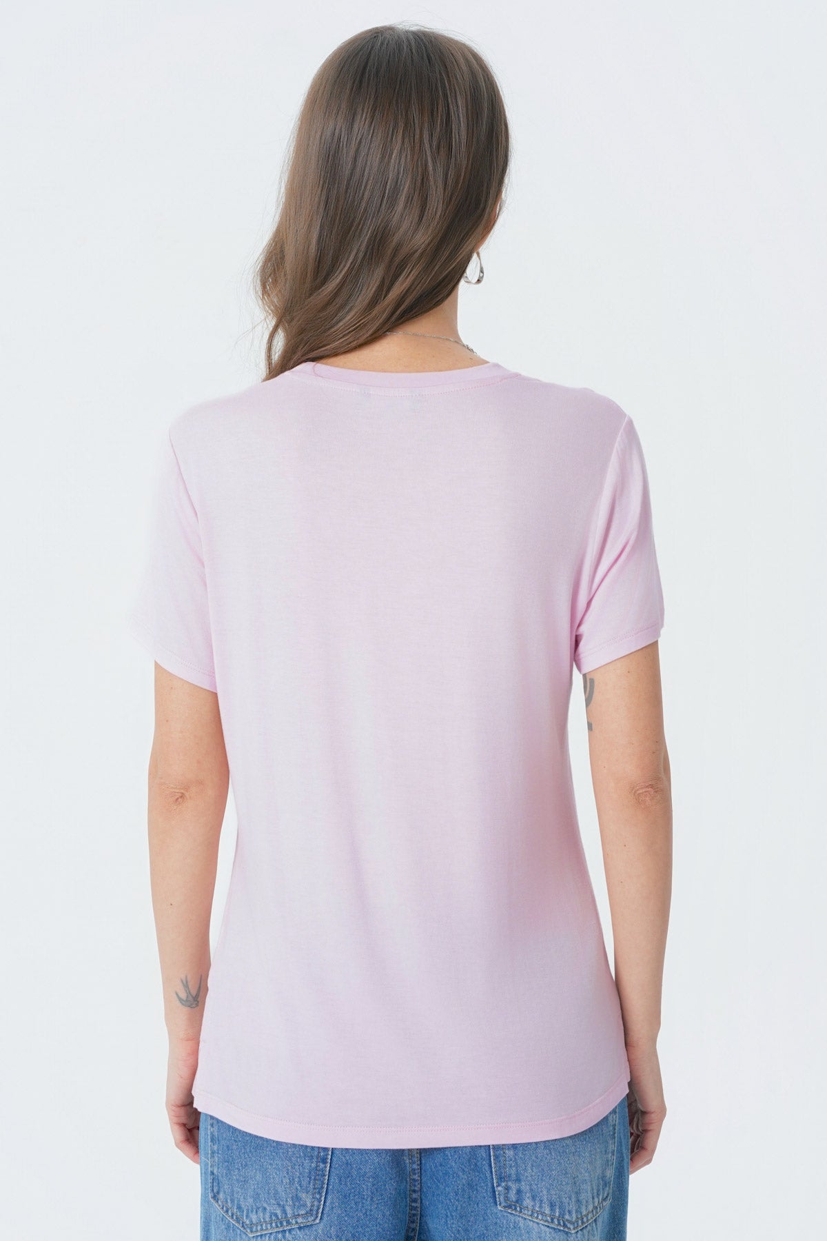 Polera Slim Mujer Rosado